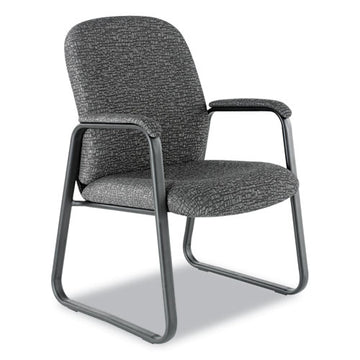 Alera® Alera Genaro Series High-back Guest Chair, 24.60" X 24.80" X 36.61", Black freeshipping - TVN Wholesale